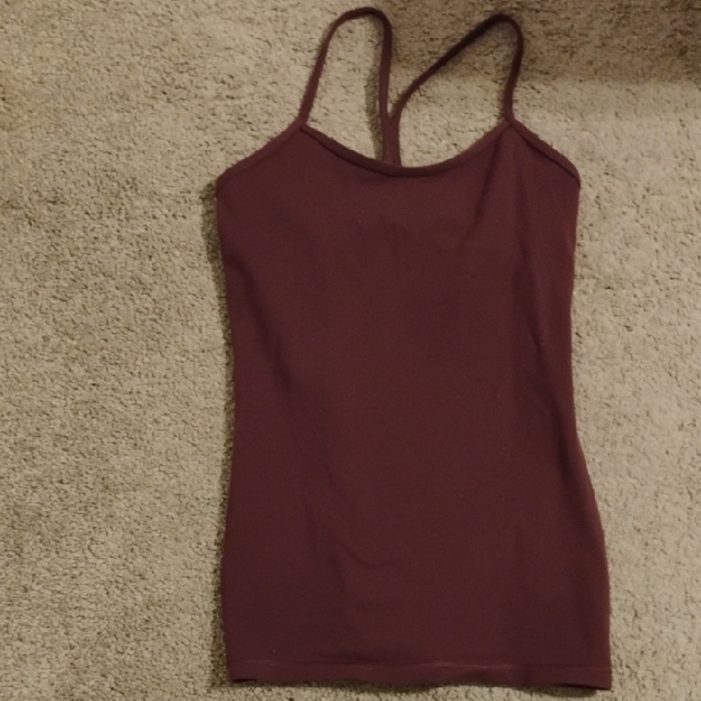 Women's Burgundy Spaghetti Strap Top